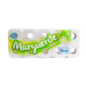 Smooth Marguerite Toilet Tissue (Pack of 10 Rolls)